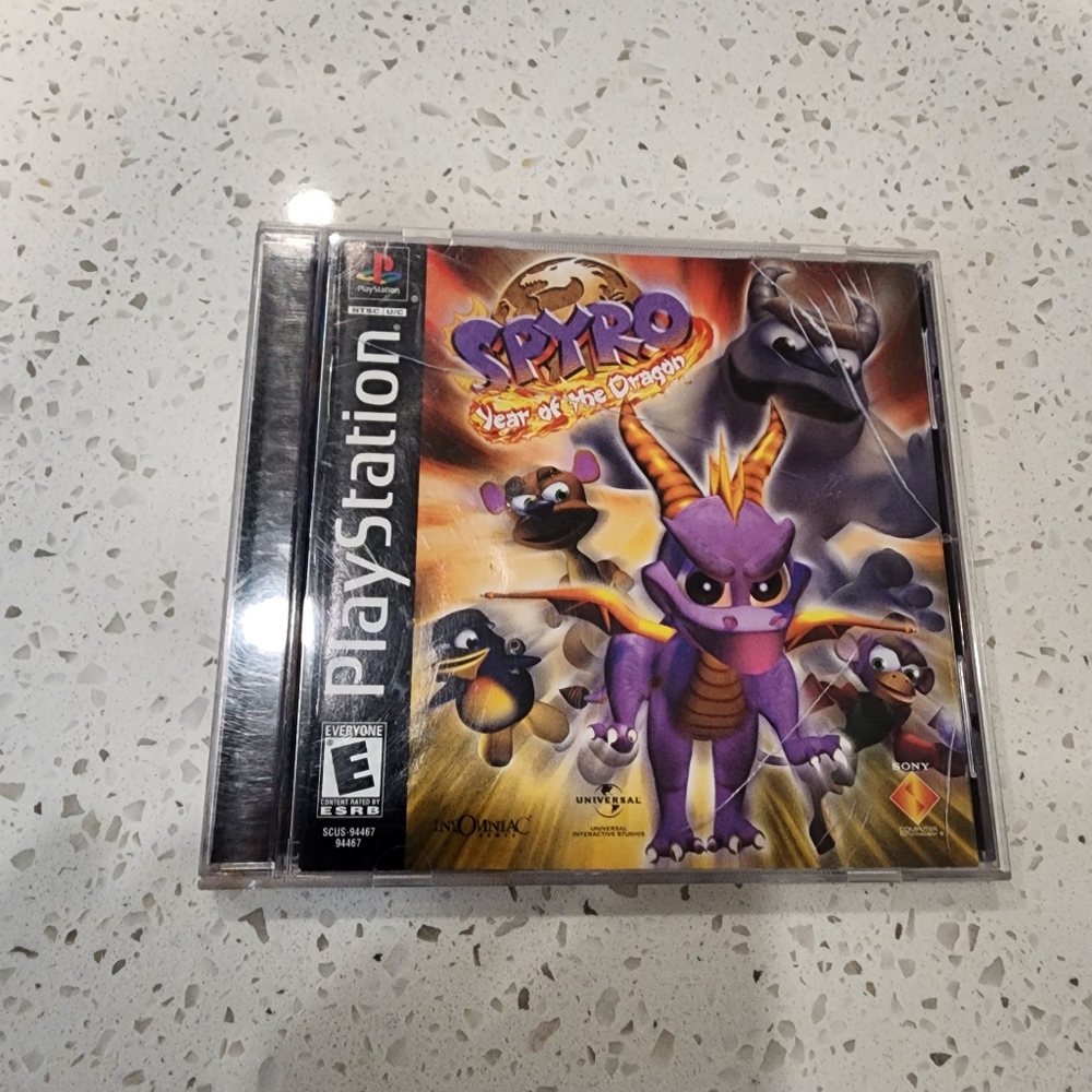 Sony Playstation 1 Spyro Year Of The Dragon ps1 Game CIB